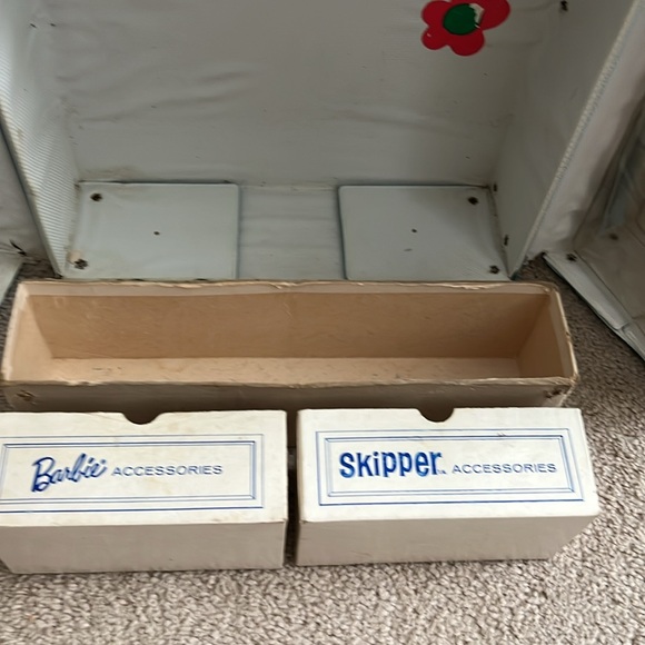 60’s Barbie & Skipper Carry Case 1964 from my childhood collection - Picture 9 of 15